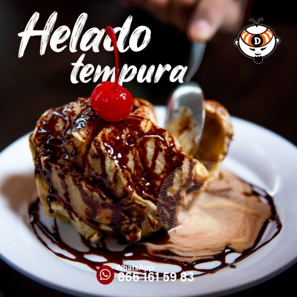 Helado de Tempura